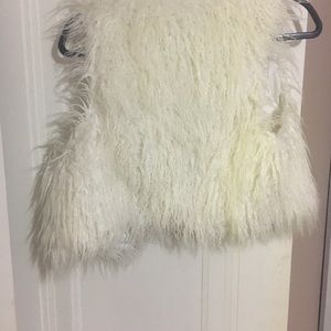 Faux Sheepskin Vest